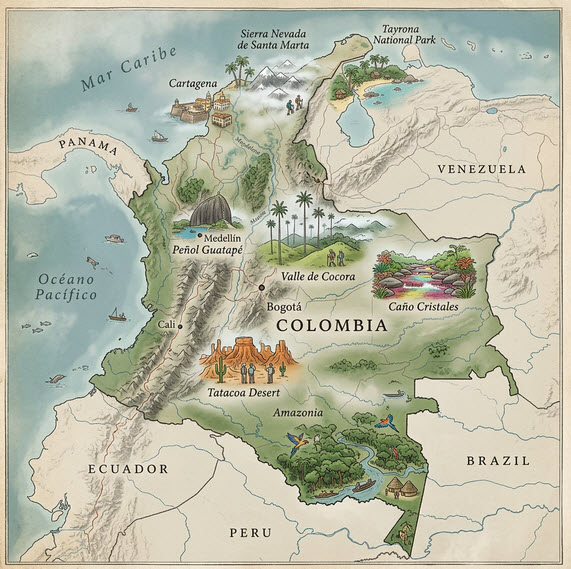 Map With Nature Areas