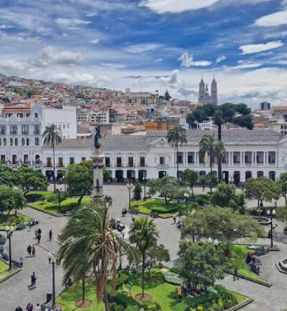 Centro historico colonial de quito