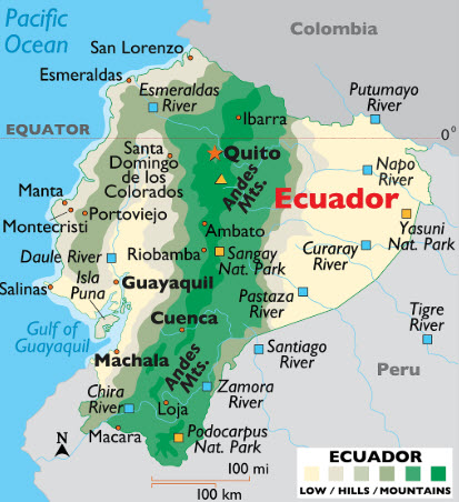 los ríos Napo y Pastaza