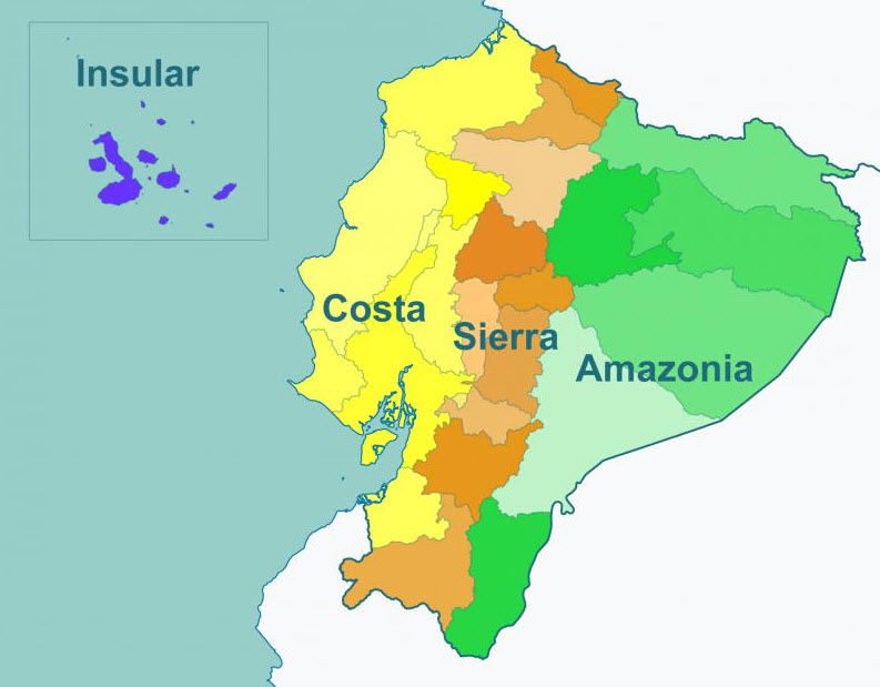 Regiones del Ecuador