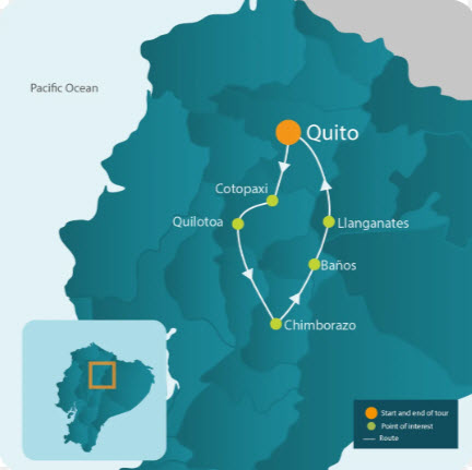 Quito y los volcanes